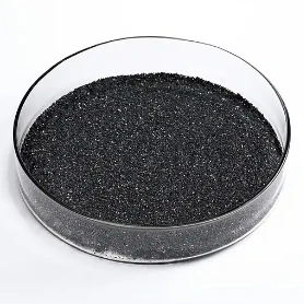 Sort siliciumcarbidkorn 98,5 procent SiC